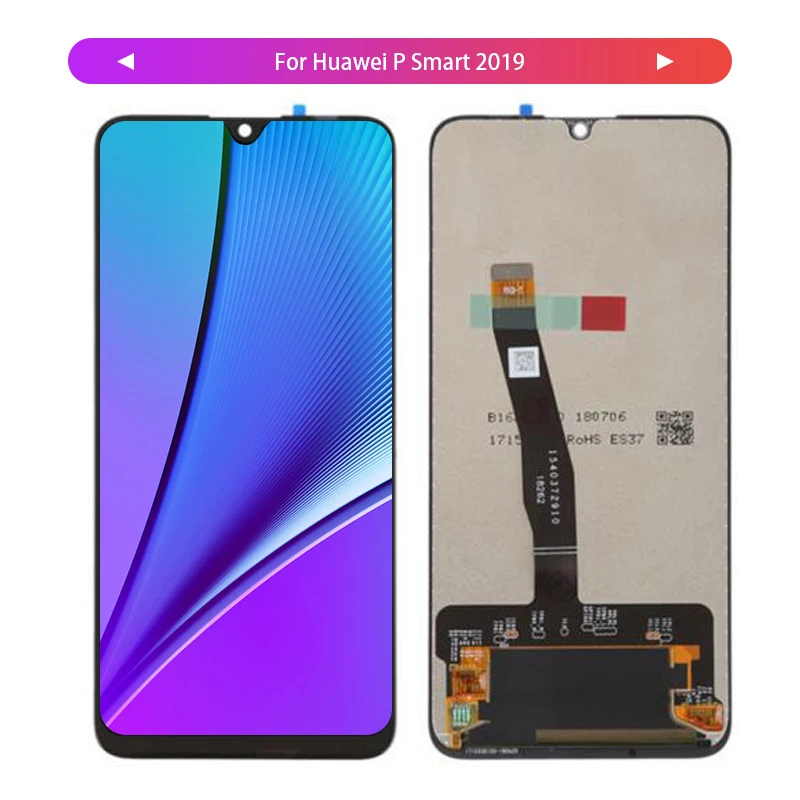 6,21 3,5 дюйма ЖК экран для huawei-P Smart ЖК-дисплей POT-LX1 POT-LX3+ кодирующий преобразователь сенсорного экрана в сборе с рамкой