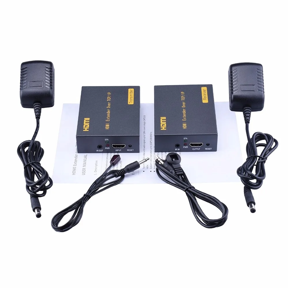 Удлинитель HDMI по IP ZY DT103A 150 м с ИК через UTP/STP CAT5e CAT6 Rj45 кабель 1080P удлинитель