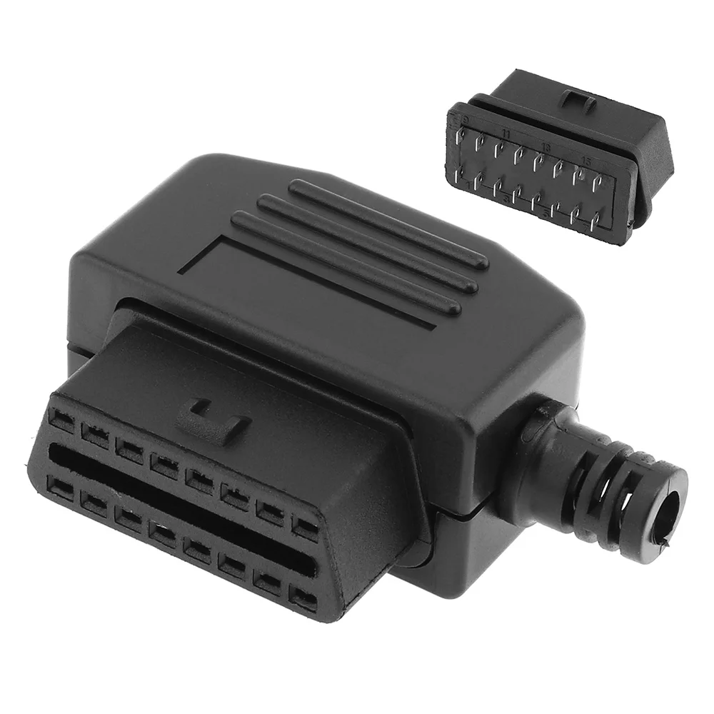 OBD II L Тип 16 контактный Женский Диагностический инструмент разъем провода розетки