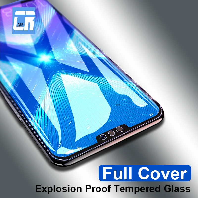 Полное покрытие закаленное стекло для Huawei Honor 8X 7X 7C 7A Pro 6A 9i Lite Защита экрана Note 10 Play