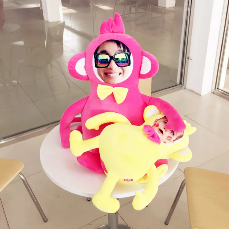 Фотография подушки в виде обезьяны настоящие человеческие рождественские