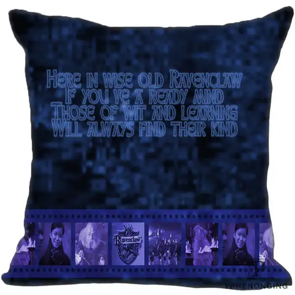 Square Pillowcases Декоративная Наволочка на заказ с флагом Ravenclaw, квадратная Наволочка на молнии, лучший подарок(с одной стороны) 180516-24 - Цвет: Square Pillowcases