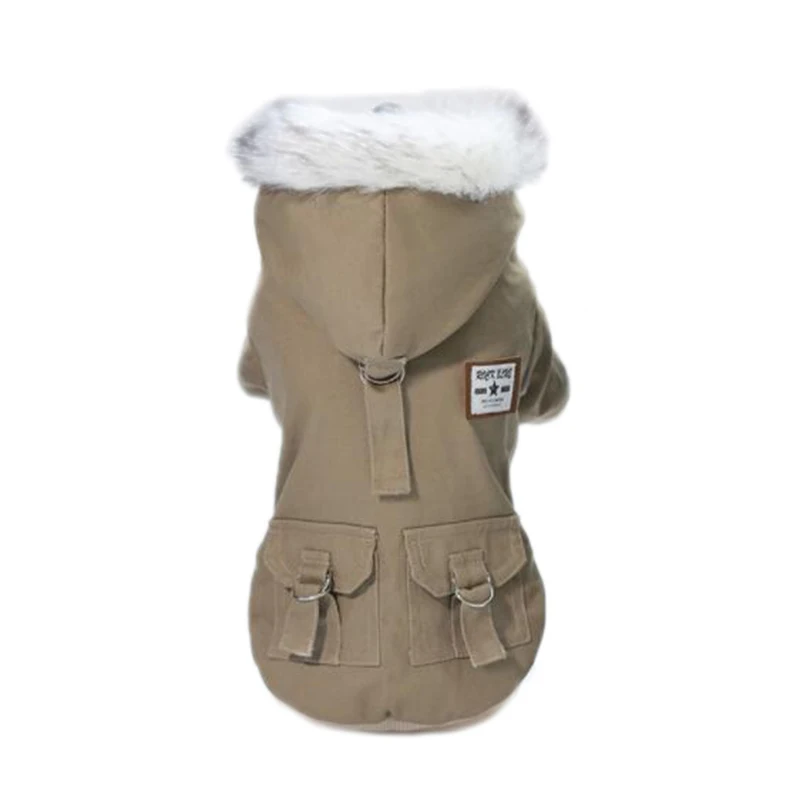 DOGGYZSTYLE одежда для собак зимняя теплая куртка пальто животных комбинезоны