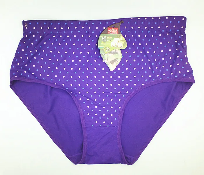 Дешевая ropa interior femenina 10 шт./лот хлопковое нижнее белье в горошек женские трусики размера плюс 6XL Нижнее белье женские трусы