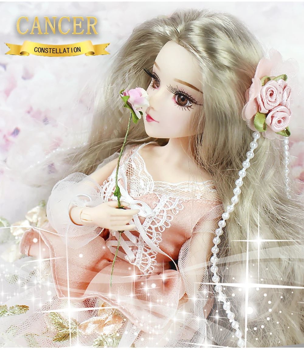 DBS MMGirl 12 созвездий Рак как BJD 1/6 30 см трехмерные декоративные цветы мечта новый