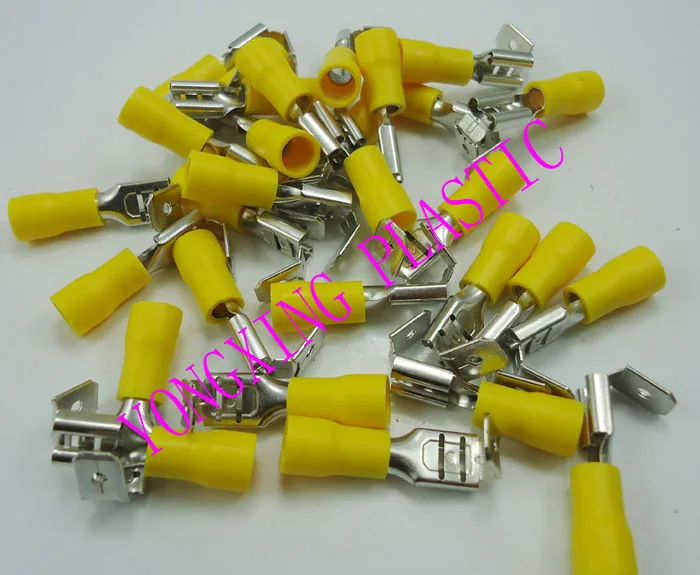 

100pcs/lot PBDD5-250Piggy back Female Insulated Electrical Crimp Terminal Connectors block