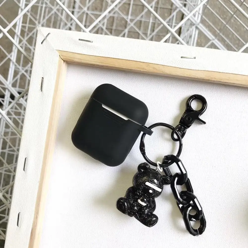 Tide бренд Sesame улица медведь брелок кулон Bluetooth гарнитура Набор для Apple Airpods коробка