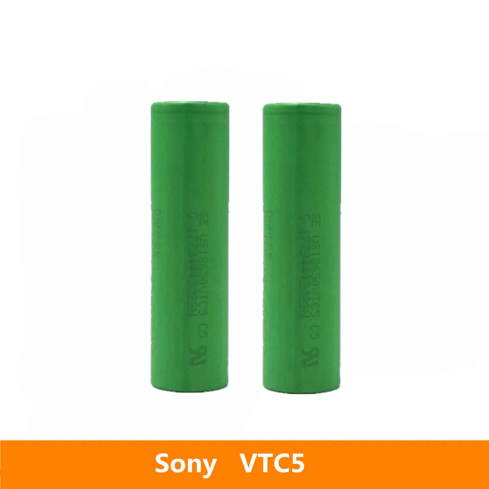 2 шт. оригинальный перезаряжаемый фонарь фонарик для Sony US18650VTC5 VTC5 3 6 В 2600 мАч 30