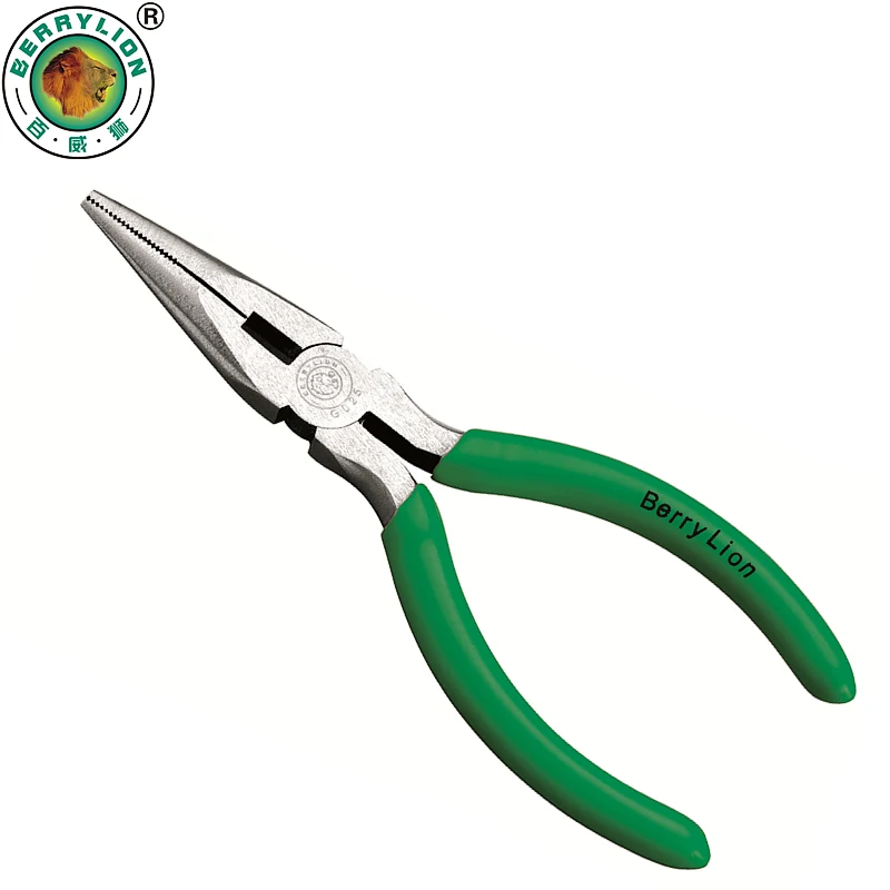 Long Nose Pliers BERRYLION 5 ''/125 мм кусачки щипцы для зачистки проводов обжимной инструмент прочные многофункциональные ручные инструменты - Цвет: Long Nose Pliers