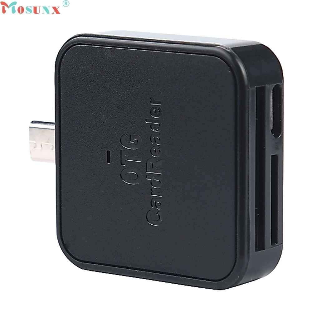 Mosunx Simplestone 2 в 1 V8 OTG TF/SD устройство чтения смарт-карт адаптер кардридер для