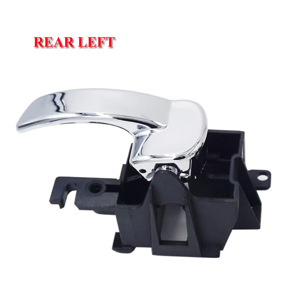 Rear Left Для Nissan Pathfinder, Navara Межкомнатная дверная ручка Передняя Задняя правая левая 80671-4X02B 806714X02B 80670-4X02B 806704X02B - Цвет: Rear Left