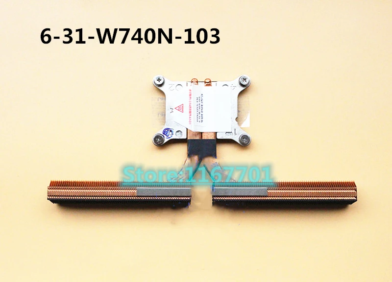 

New Original Laptop/Notebook CPU/GPU Cooling Radiator Heatsink For Terrans Force X411 Clevo W740 W740SU 6-31-W740N-103