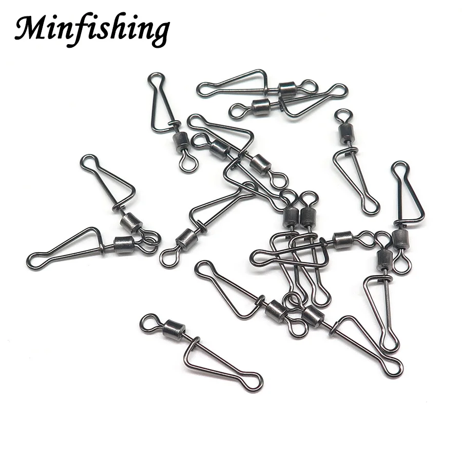 Minfishing 50 шт. Rolling поворотный с итальянской оснастки приспособления для рыбалки Рыбалка поворотный Accessorries