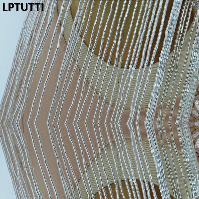 

LPTUTTI Beading Tassel Crystal New For Women Elegant Date Ceremony Party Prom Gown Formal Gala Events Luxury Long Evening Dress