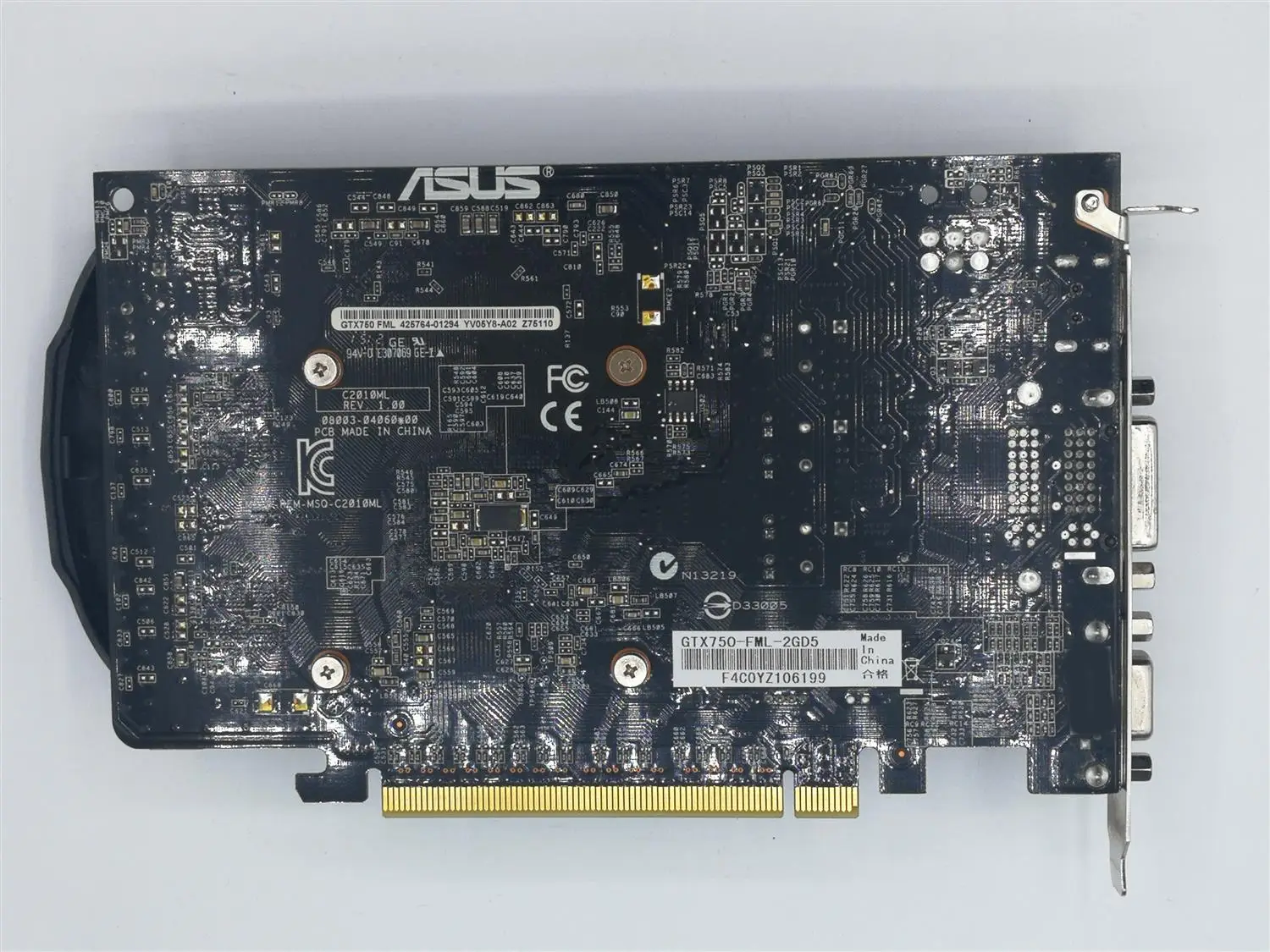 Б/у, оригинальная Видеокарта ASUS GTX 750 2G GDDR5 128 бит HD, Протестировано хорошо