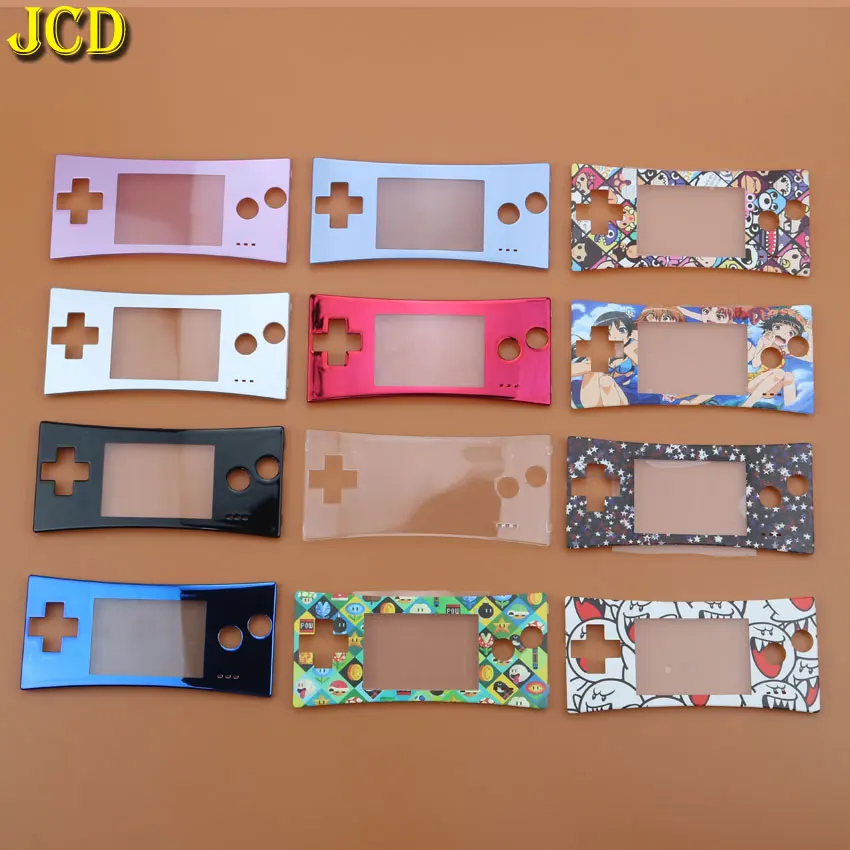 JCD 1 шт. Сменный Чехол для kingd GameBoy Micro Хэллоуин, передний чехол для GBM, Передняя Лицевая панель, запасная часть