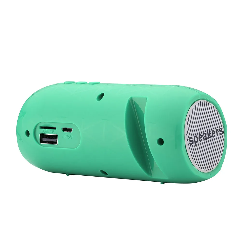 Green Портативный беспроводной Bluetooth динамик стерео sd-карта FM динамик USB Перезаряжаемый динамик s для смартфона планшета ПК Z516 - Цвет: Green