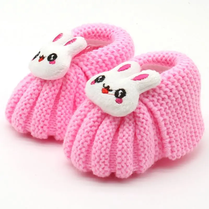 Обувь для малышей вязаные сапоги младенцев шерстяные зимние ботинки маленьких