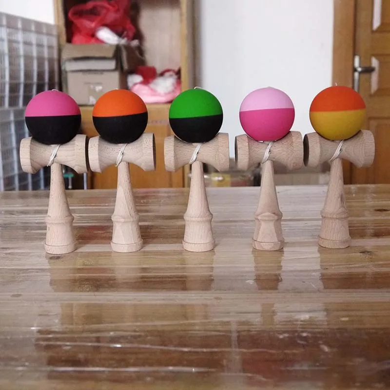 Kendama игрушки мяч 18 см Открытый умелый деревянный шар для детей взрослые игры