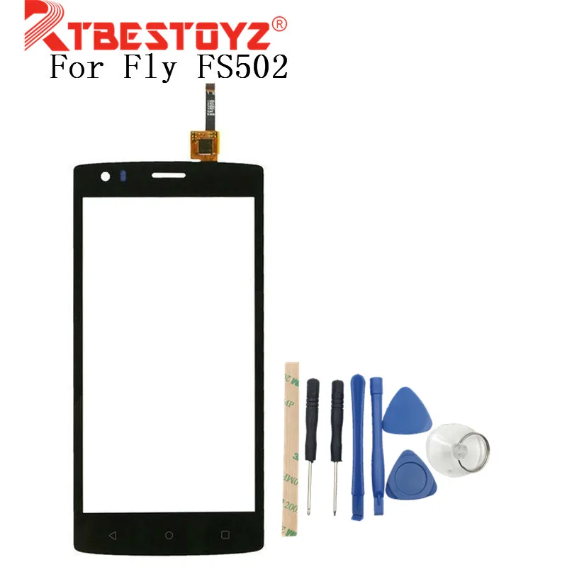 RTBESTOYZ мобильный телефон Сенсор сенсорный Экран спереди Стекло для Fly FS502 1 FS 502