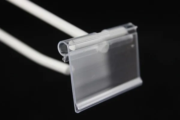 6x4 2 см прозрачный ПВХ пластиковый Ценник Дисплей держатель этикетки знак клип