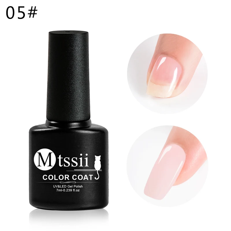 Mtssii 7ml Acrylic Poly Gel Clear Pink Professional Nail Art Quick Extension Polish Tips UV Builder Manicure Sets | Красота и