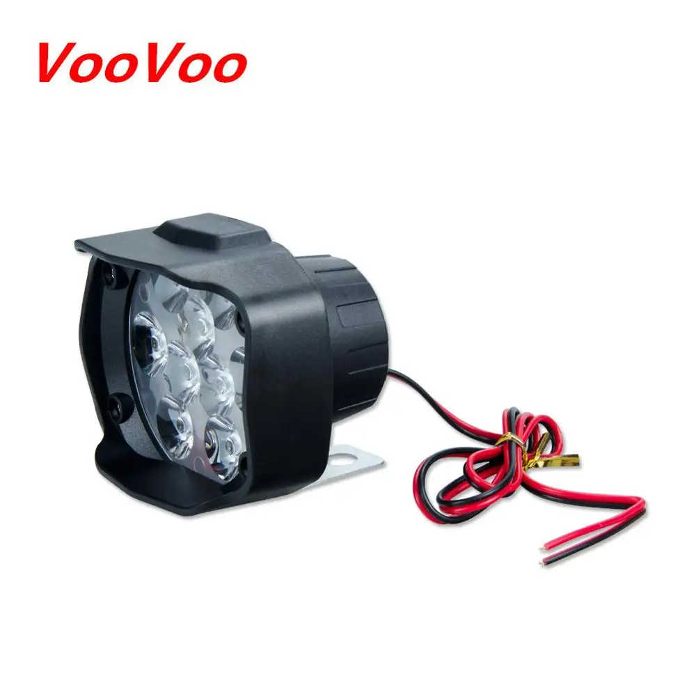 9LED 15W Мотоциклетный светодиодный головной светильник мото Точечный светильник s фары мотоцикла светодиодный головной светильник скутеры противотуманная фара белый 6000 К DC 9-85 в супер яркий - Цвет: 9LED 15W