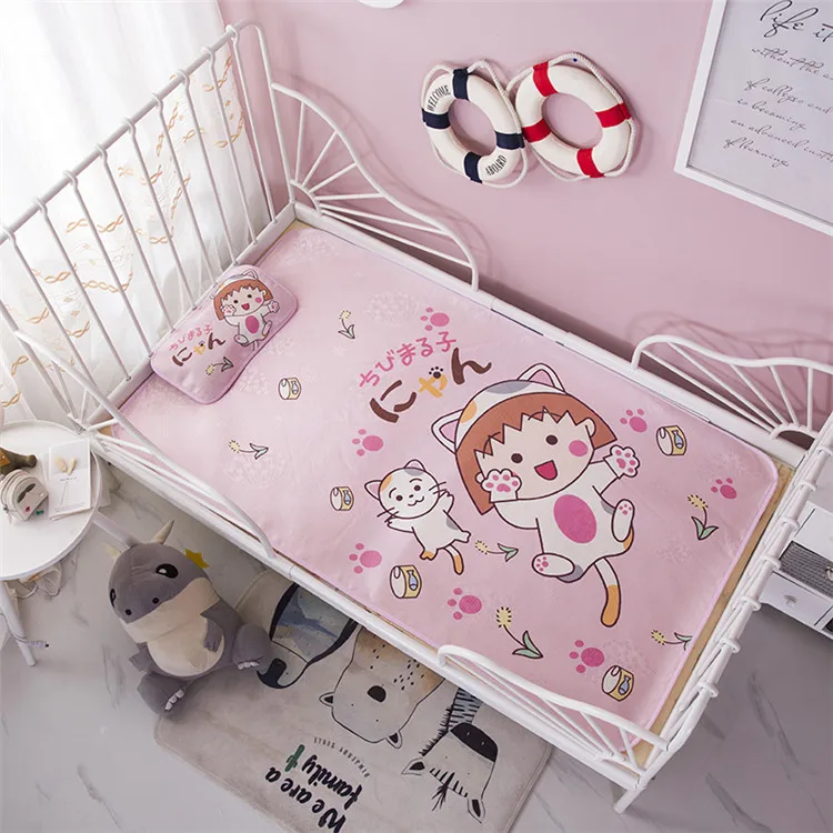 15 Детский матрас для детского сада, милый рисунок hello kitty, Широкоформатная детская кровать, Шелковый матрас, комплект, 1 шт., простыня, комплект, подушка - Цвет: 15