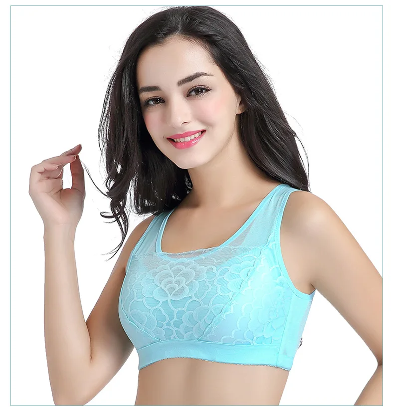 

Lady Breast Brassiere Special Bra for Breast Collection After Breast Surgery Lace Bra Pocket for Artificial Bra Insert D-1020