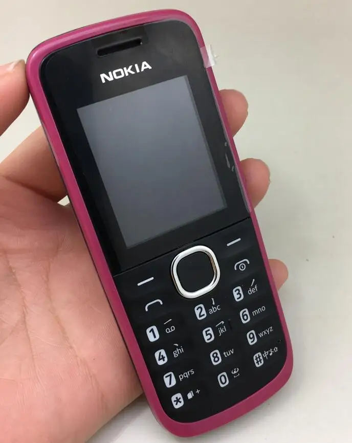 red Восстановленный NOKIA 1100 Мобильный телефон с двумя sim-картами Nokia 1100 2G GSM разблокированный мобильный телефон старого стиля - Цвет: red