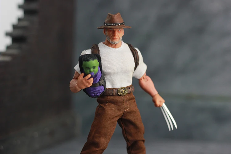 Mezco Ant Marvel стареющий старый Джеймс Логан ховлетт Росомаха 3 Аниме фигурки модель игрушки для коллекционера 6 дюймов