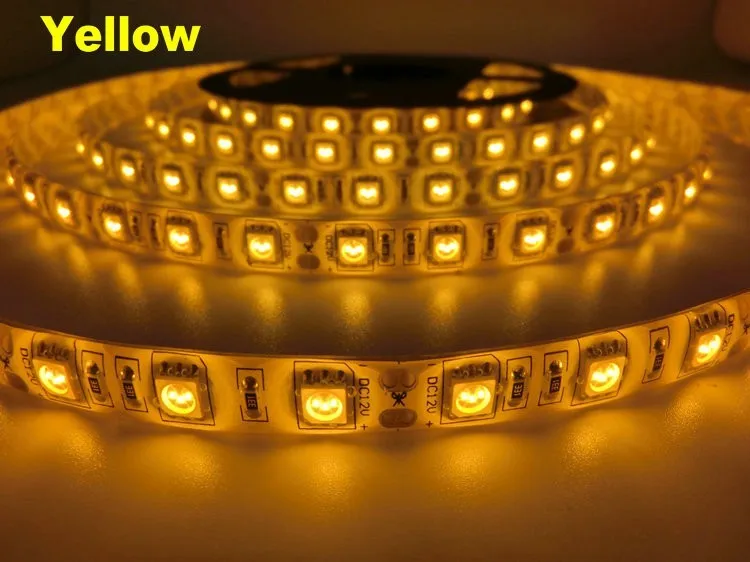 Светодиодный светильник smd 5050 водонепроницаемый ip65 dc 12v 300led 5m 6500k 3000k RGB холодный белый теплый белый красный синий зеленый желтый Светодиодная лента
