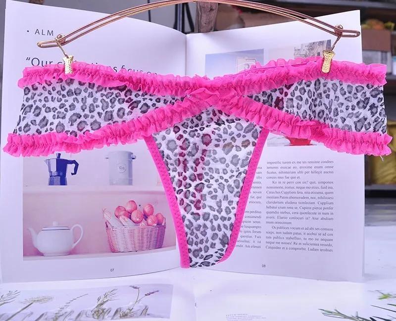 ac11mei 5xl big size women black color sexy underwear ladies underwear panties lingerie bikini ear pants/ thong/g-string 1pcs/lot ac124 - Color: ac11mei