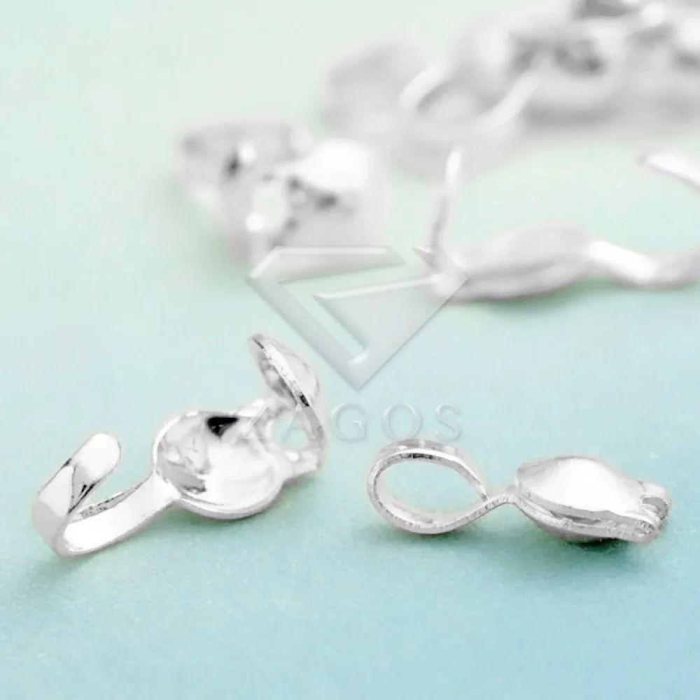 200 шт. Металлические Типсы для бижутерии 9x5x4 мм|jewelry findings|bead tipsjewelry making bracelet |