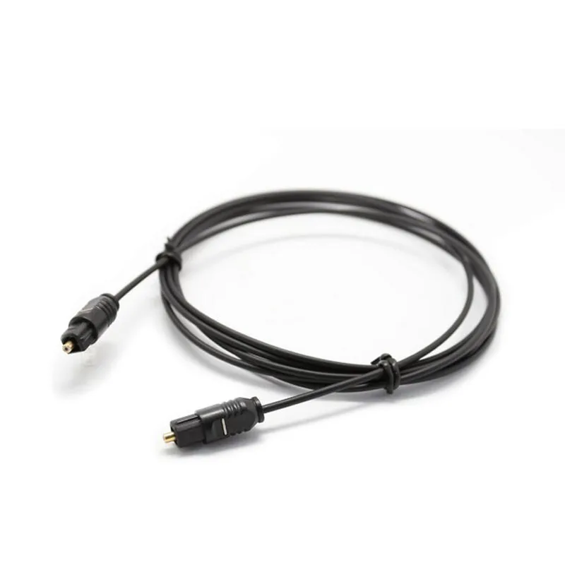Цифровые Аудиокабели JINCHI 1 м оптоволоконный кабель разъем Toslink cabo kabel black OD2.2mm