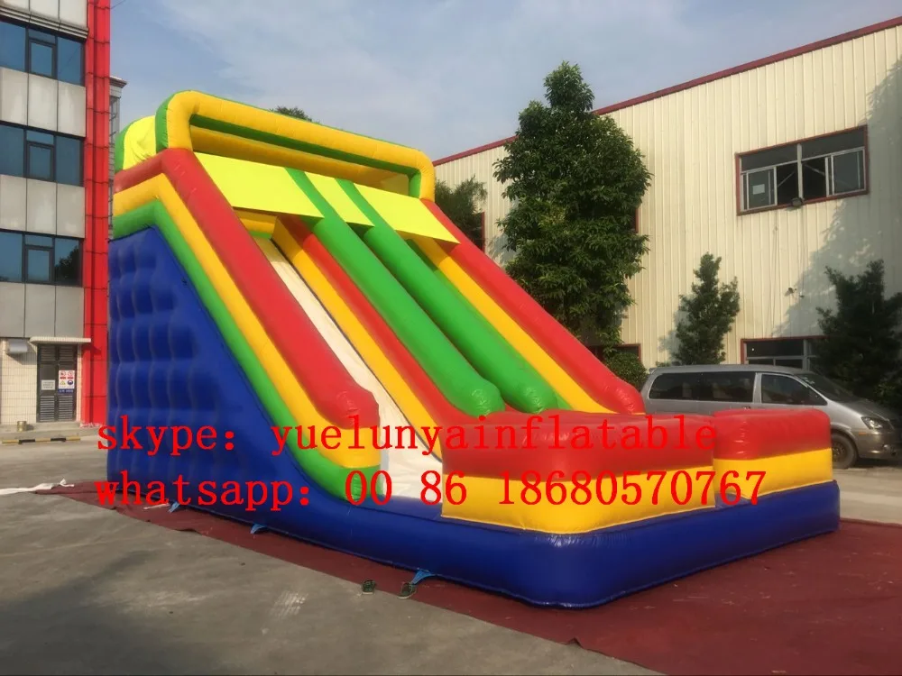 (Китай Гуанчжоу) производители продают надувные горки двойные желоба | Спорт и