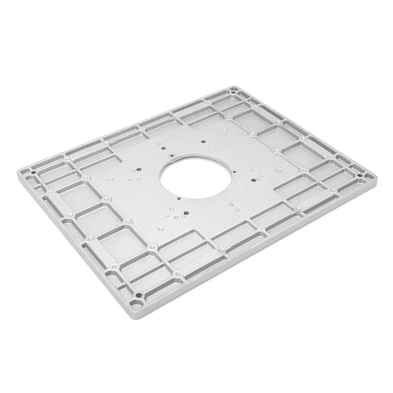 

Aluminum Router Table Insert Plate For Wood Router Trimmer Models Engraving Machine DIY Woodworking Bench with Insert Ring