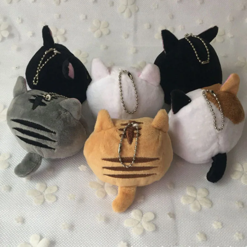 Супер Горячие Новые кошки 7 см плюшевая мягкая игрушка кукла детский брелок кошка