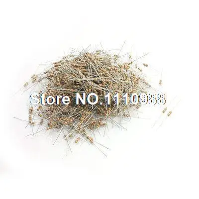 

1000Pcs 1/4 Watt 3.9K Ohm 5% Electronic Axial Lead Carbon Film Resistor