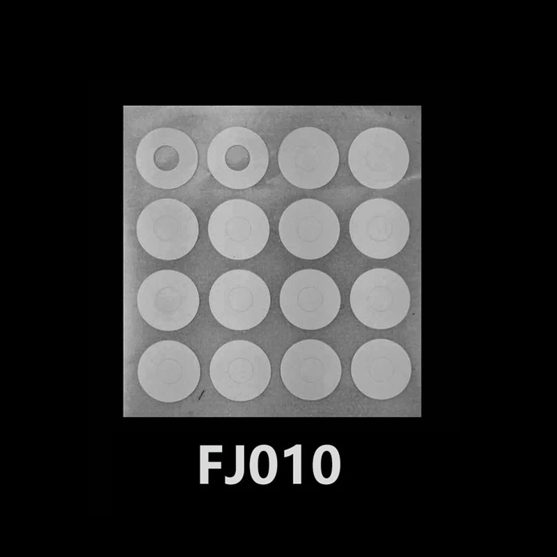 FJ010 Дизайн ногтей руководство трафареты для контуров Стикеры французский временный Маникюр виниловые наклейки формы инструмент для укладки волос 5 листов/lot дизайн ногтей салон - Цвет: FJ010