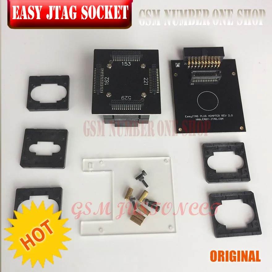 Оригинальный новый адаптер EASY JTAG PLUS BOX EMMC 2025 года с поддержкой разъема (BGA153/169