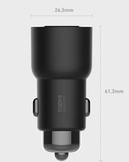 Xiaomi ROIDMI 3S Bluetooth 5V 3.4A автомобильное зарядное устройство музыкальный плеер FM Smart APP для iPhone и Android Smart control mp3-плеер
