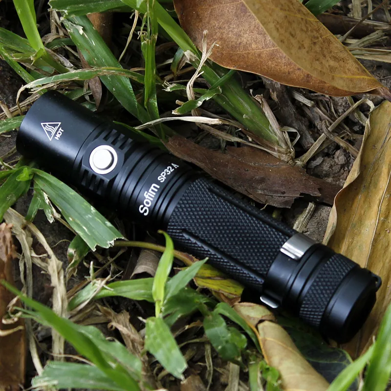 Sofirn SP32A мощный светодиодный фонарик 18650 Cree XPL2 светодиодный портативный бесступенчатый фонарь с затемнением тактический Водонепроницаемый