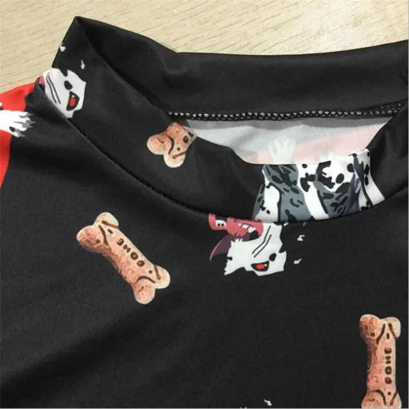 Кроп топ в стиле хип хоп летняя далматинская маленькая Футболка с принтом