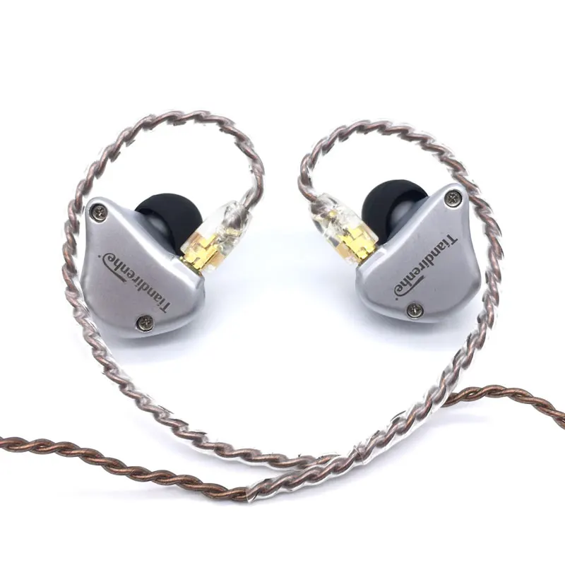 Tiandirenhe TD08 MMCX наушники 1DD динамическая Замена провода для Shure SE215 SE535 SE846 HIFI стерео
