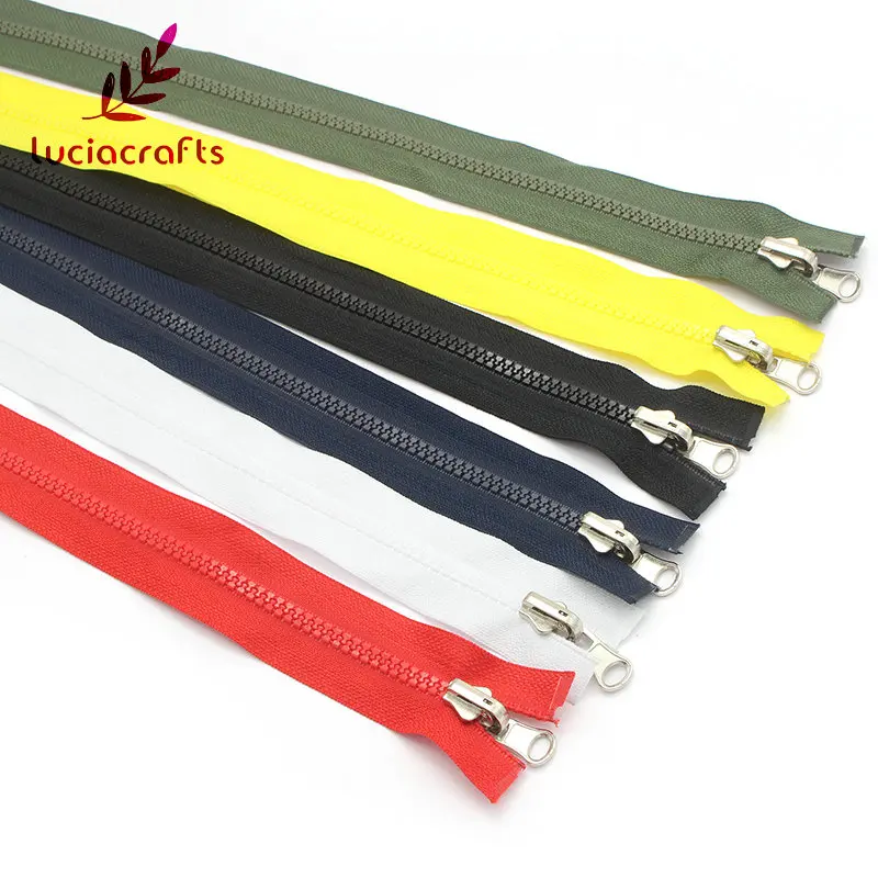 Продажа Lucia crafts 1 шт. 70 см Разноцветные полимерные катушки на молнии DIY портной