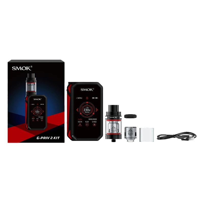 Электронная сигарета SMOK G Priv 2 комплекта Smok II испаритель Vape 230 Вт с 4 мл TFV8 X детский