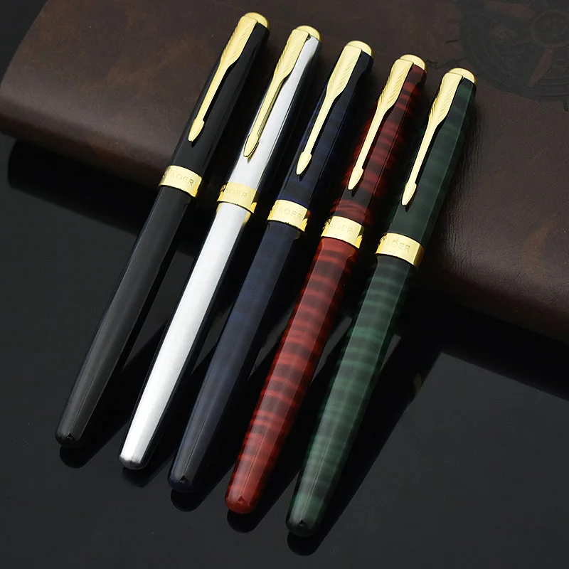 JINHAO Роскошная металлическая авторучка китайские чернильные ручки для
