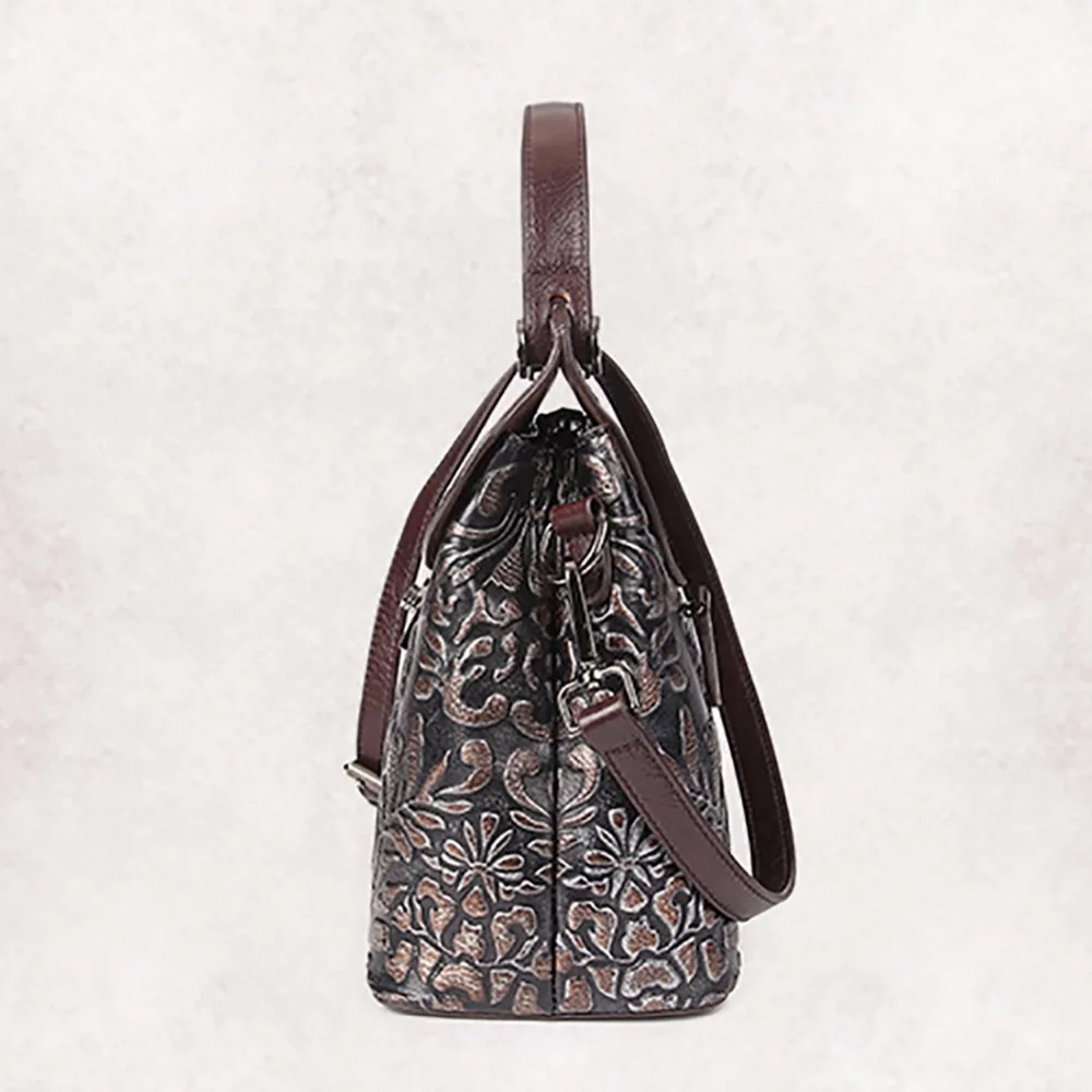 Пояса из натуральной кожи женская сумка тоут Элитный бренд Винтаж Дамы тиснением