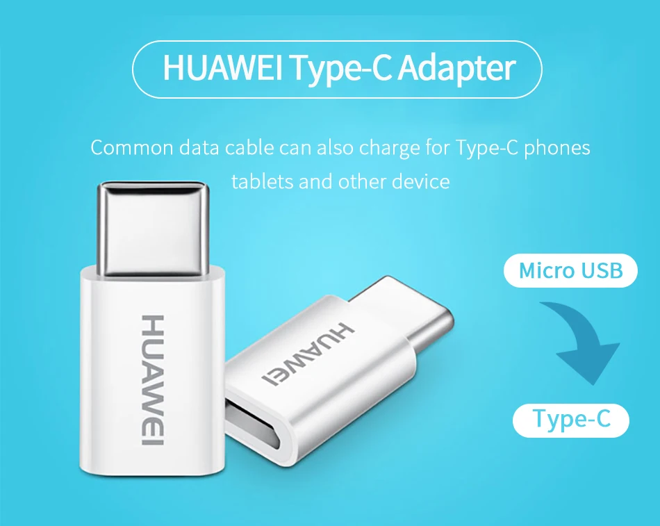 Huawei Micro USB-type C конвертер type C адаптер для зарядки huawei P20 Pro Mate10 Mate9 Pro Lite Honor V10 10 View 10 Nova 3e